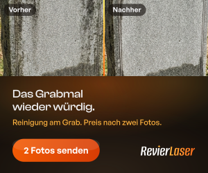 Anzeige Grabstein reinigen, Google Display Medium Rectangle, 300 × 250 Pixel