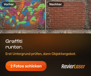 Anzeige Graffitientfernung, Google Display Medium Rectangle, 300 × 250 Pixel