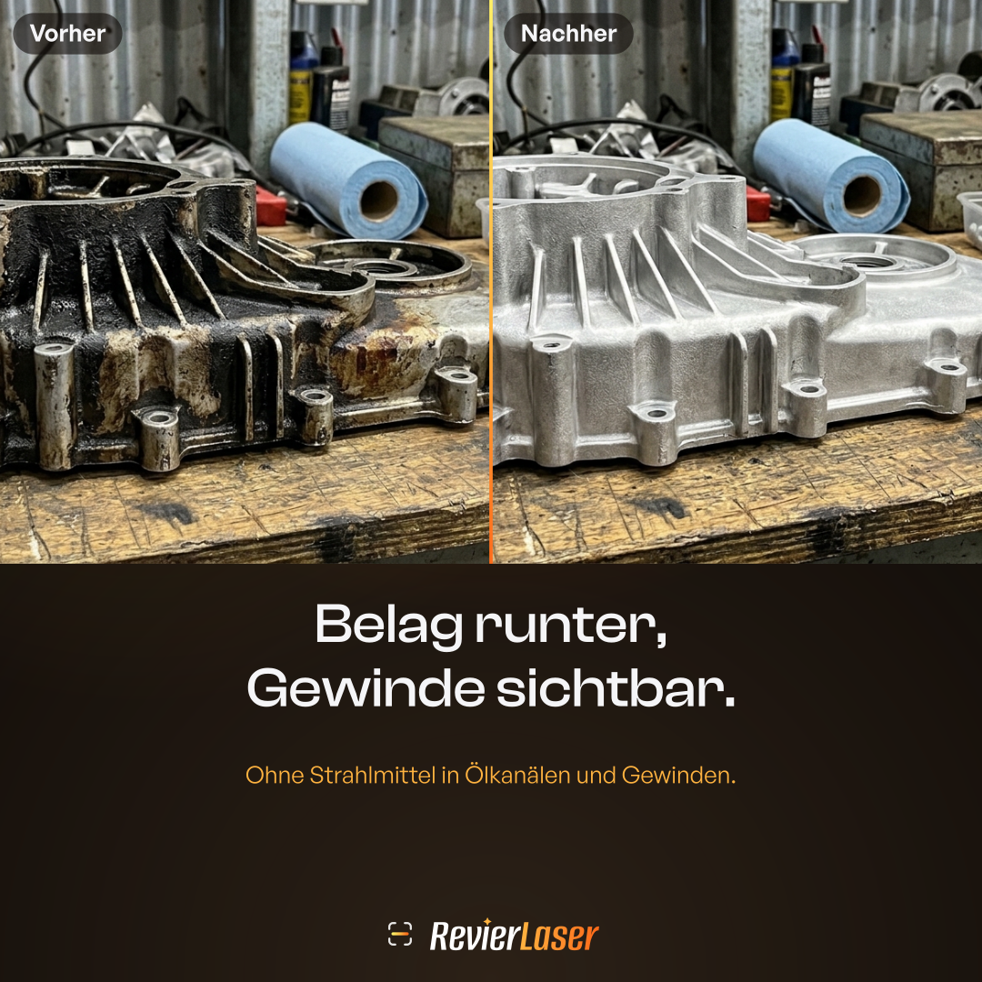 Anzeige Motorteile reinigen, Meta Feed, 1080 × 1080 Pixel