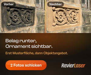 Anzeige Sandstein reinigen, Google Display Medium Rectangle, 300 × 250 Pixel