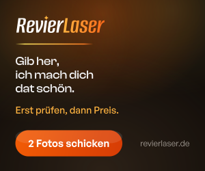 Anzeige RevierLaser, Google Display Medium Rectangle, 300 × 250 Pixel