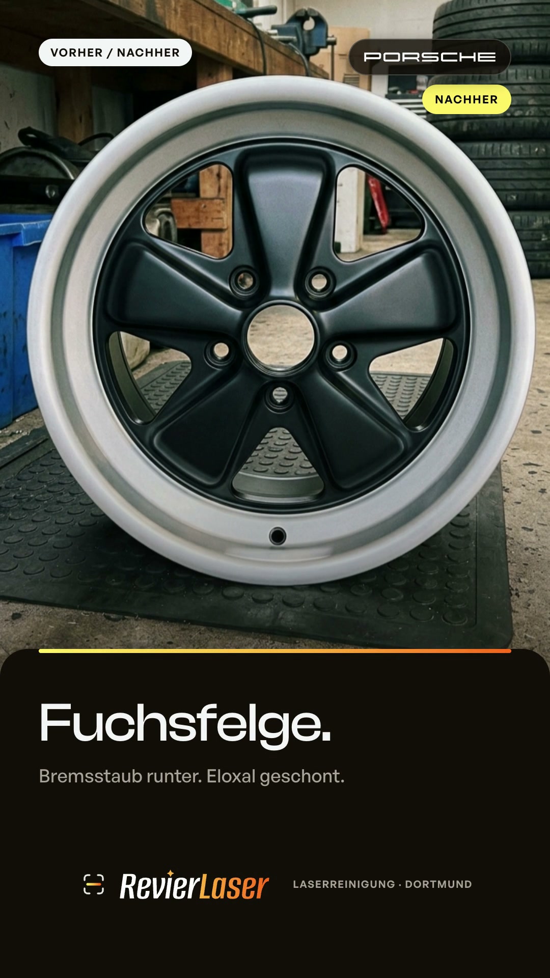 Porsche 911 Fuchs Schmiedefelge