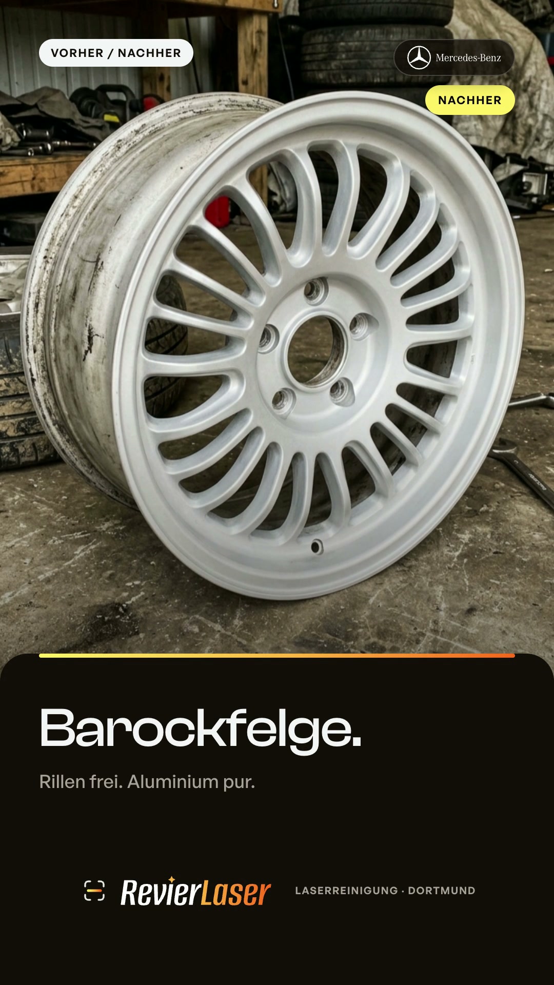 Mercedes W123 Barockfelge