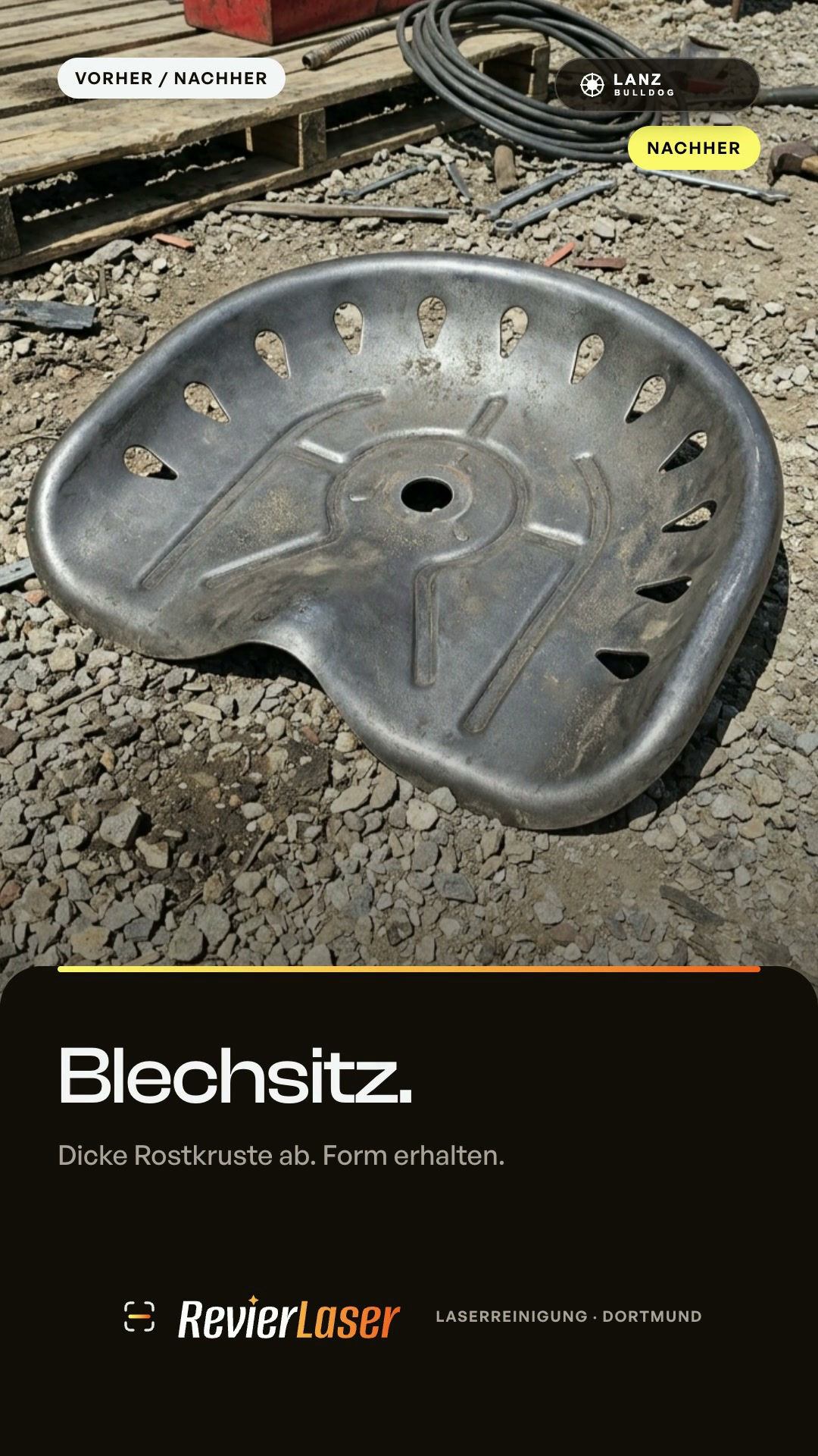 Lanz Bulldog Traktorsitz